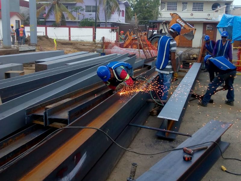 Fabricación y soldadura de vigas