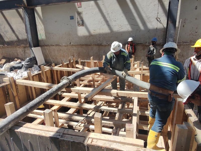 Colado de cimentación